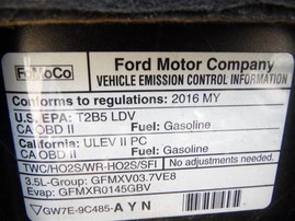 2016 Ford Flex SEL Black 3.5L AT 2Wd #F24725
